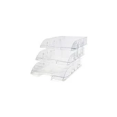 Mas Evrak Rafı Mafsallı 3 Lü Şeffaf 829 - 1