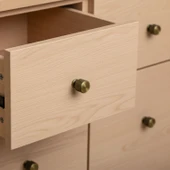 Nova Düğme Metal Füme Kulp Tek Vidalı Mobilya Çekmece Dolap Kapak Kolu Kulpu Kulpları Modern Tasarım thumbnail 3