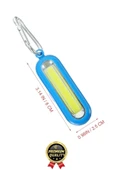 Premium Taşınabilir Kamp Okul Güçlü Işık Aydınlatma 3 Modlu Pilli Sarı Mini Led Anahtarlık El Feneri - 5