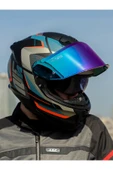 LS2 STREAM 2 ROAD MAT SIYAH-GRI-MAVI-KIRMIZI KASK thumbnail 5