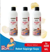 MR.BOR Akıllı Robot Süpürge Suyu 400 Ml.white Soap Beyaz Sabun X 3 Adet - 1