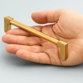 Nova Bronz Metal 160 mm Mobilya Kulp Çekmece Dolap Kapak Kolu Kulpu Kulpları Dayanıklı Tasarım thumbnail 6