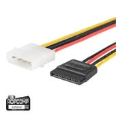 Ropcomp 4-Pin Molex Erkek - 15-Pin SATA Güç Dönüştürücü Kablo (20 cm) thumbnail 5