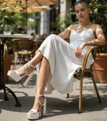 ERDEMLER  FVR-3007 KADIN YÜKSEK TOPUKLU AYAKKABI thumbnail 1