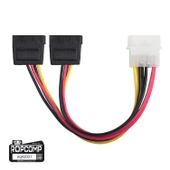 Ropcomp 4-Pin Molex Erkek - 15-Pin SATA Güç Dönüştürücü ve Çoklayıcı Kablo thumbnail 1