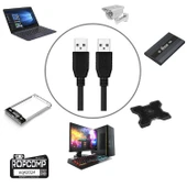 Ropcomp USB Uzatma Kablosu İki Ucu Erkek 100cm thumbnail 2