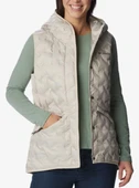 Columbia Delta Ridge™ II Down Hooded Vest Bej Kadın Outdoor Yelek WK8716 thumbnail 2