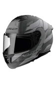LS2 STREAM 2 SHADOW KAPALI KASK MAT TITANIUM-GRI - 1