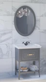 Denko Öykü 65 cm (Antrasit) Banyo Dolabı (Alt Modül Lavabo) thumbnail 2