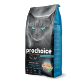 Prochoice Yetişkin Kediler İçin, Hipoalerjenik, Somon Balıklı Ve Pirinçli Kuru Mama 15 kg thumbnail 2