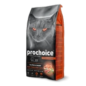Prochoice Kısırlaştırılmış Kediler İçin, Hipoalerjenik, Somon Balıklı Ve Karidesli Kuru Mama 15 kg thumbnail 1