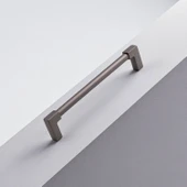 Nova Metal Füme 160 mm Mobilya Kulp Çekmece Dolap Kapak Kolu Kulpu Kulpları Dayanıklı Tasarım Kulbu thumbnail 5