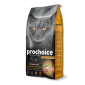 Prochoice Kısırlaştırılmış Kediler İçin, Hipoalerjenik, Tavuk Etli Ve Pirinçli Kuru Mama 15 kg thumbnail 2