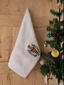 Pamuklu 2'li 45x70 cm Lüks & Modern Nakışlı Hediyelik Havlu Seti Baveno thumbnail 8