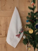 Pamuklu 2'li 45x70 cm Lüks & Modern Nakışlı Hediyelik Havlu Seti Baveno thumbnail 2