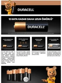 Duracell Alkalin AA Kalem Pil, 1,5 V LR6/MN1500, 10’lu paket thumbnail 3