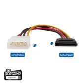 Ropcomp 4-Pin Molex Erkek - 15-Pin SATA Güç Dönüştürücü Kablo (20 cm) thumbnail 4