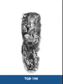 TQB-198 ZEUS VE MISIR FİRAVUNU DESEN GEÇİCİ KOL DÖVMESİ-TATTO thumbnail 1