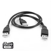 Ropcomp Harici HDD Power Data Kablosu USB Y thumbnail 2
