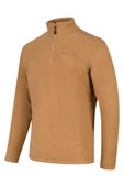 2AS Cedric Erkek Yarım Fermuarlı İnce Polar Sweatshirt Camel - 1