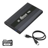 Ropcomp 2.5" USB 2.0 Sata Harici Harddisk Kutusu Metal thumbnail 5