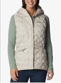 Columbia Delta Ridge™ II Down Hooded Vest Bej Kadın Outdoor Yelek WK8716 thumbnail 1
