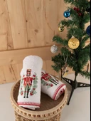 Pamuklu 2'li 45x70 cm Lüks & Modern Nakışlı Hediyelik Havlu Seti Baveno thumbnail 7