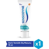 Sensodyne Diş Macunu Derin Temizlik Günlük Koruma 75 ml Hassas Dişler İçin thumbnail 1