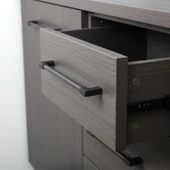 Nova Metal Füme 160 mm Mobilya Kulp Çekmece Dolap Kapak Kolu Kulpu Kulpları Dayanıklı Tasarım Kulbu thumbnail 2