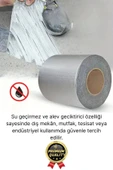 Premium Su Sızdırmaz İzolasyon Çatlak Boru Tamir Çamur Bandı Isıya Dayanıklı Sakız Bant 48 Mm X 2 Mt thumbnail 5
