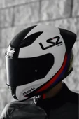 LS2 RAPID STARK RACE BEYAZ KASK - 2