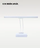 6W Beyaz Flüt Aplik 6500K (Beyaz Işık) thumbnail 3