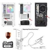 Ropcomp PowerGuard Key PC POWER SW Güvenlik Anahtarı thumbnail 2