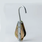 İnşaat Makarası Metal 75 mm Halat Kasnağı Vinç Taşıyıcı Aparat Dayanıklı Şantiye Tipi Kullanımı - 4