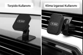 Çift Fonksiyonlu Hem Klimalığa Hem Topridoya Takılabilen Araç İçi Telefon Tutucu - 2