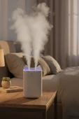 Blackbird K7 Beyaz Çift Spreyli Ultrasonik Sessiz Hava Nemlendirici ve Rgb Işıklı | 3L Kapasite - 2