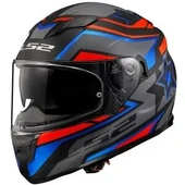 LS2 STREAM EVO FAST SIYAH KIRMIZI MAVI thumbnail 2