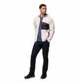 Columbia Fast Trek™ Overlay Hooded Full Zip Bej Erkek Outdoor Polar AM3470-278 thumbnail 7