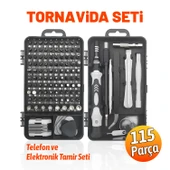 Profesyonel 115 Parça Tornavida Seti Telefon Tablet Elektronik Ürün Tamir Bakım Tornavida Seti thumbnail 2