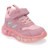 Vicco Willow 946P23K380 Pudra Ortopedik Günlük Işıklı Kız Çocuk Spor Bot thumbnail 2