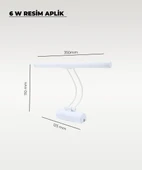 6W Beyaz Flüt Aplik 6500K (Beyaz Işık) thumbnail 2