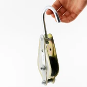 İnşaat Makarası Metal 75 mm Halat Kasnağı Vinç Taşıyıcı Aparat Dayanıklı Şantiye Tipi Kullanımı - 3