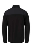 2AS Cliff Erkek Parçalı İnce Polar Sweatshirt Siyah - 3