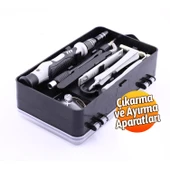 Profesyonel 115 Parça Tornavida Seti Telefon Tablet Elektronik Ürün Tamir Bakım Tornavida Seti thumbnail 6