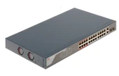 Hikvision DS-3E1326P-EI 24 Port PoE 2 Port Uplink 2 Port SFP Yönetilebilir 370W PoE Switch thumbnail 1