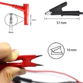 Powermaster PM-27080 Krokodil Uçlu Ölçü Aleti Probu thumbnail 2