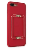 Litae Trend BFS  iPhone 7 Plus Kılıf Coco Elit Kapak - Kırmızı thumbnail 2