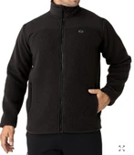 Crozwise Siyah Erkek Tam Fermuarlı Polar Sweat - 1