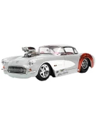 Looney Tunes Bugs Bunny ve 1957 Chevrolet Corvette 1:24 Die Cast Araç ve Figür 32390 thumbnail 3