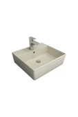 Milano 50 Cm Çanak Lavabo Batarya Delikli Parlak Bisküvi 1216-014-0126 - 1